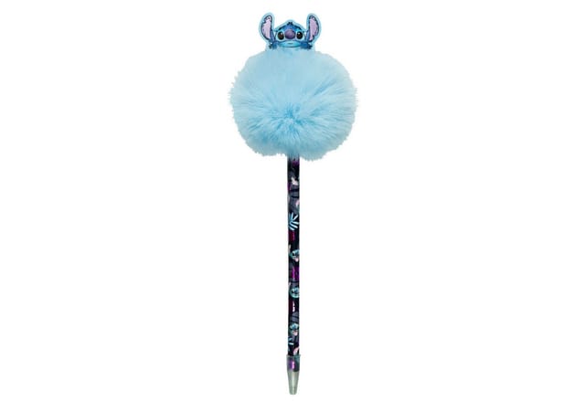 Disney Stitch Ballpoint Pen with Pom Pom