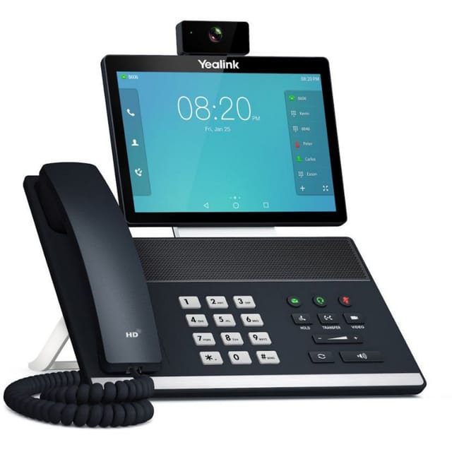 Yealink VP59 - IP video phone - with digital camera Bluetooth interface with caller ID - 3-way call capability