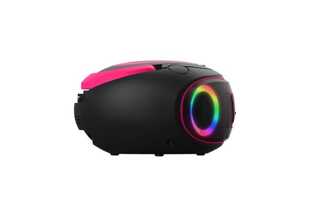 DENVER TDB-212P - Pink - DAB+ Boombox with Bluetooth & CD Player - Pink