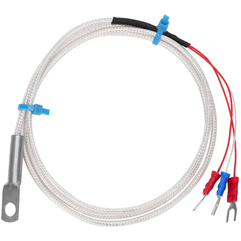 Zvd Smd-temperatursensor-sonde Pt100, Thermistorwiderstand In Knopfform, Hochtemperatur-messsonde, Patch-typ Mit Rundem Loch Für Kraftwerke (5 M)