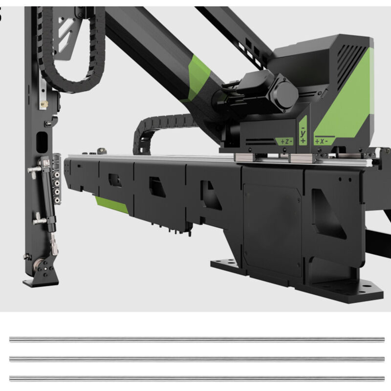 Zvd 6 Lineare Optische Achsen 8 Mm, Polierte Stangen, Zylindrische Führungsschienen, Stahllager (500 Mm)