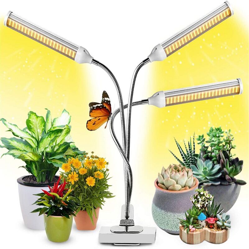Zvd Pflanzenwachstumslampe Für Zimmerpflanzen, 315 Led Vollspektrum Mit 10 Einstellbaren Intensitätsstufen, Automatisches Ein-/ausschalten Und Timer 3/9/12 Stunden