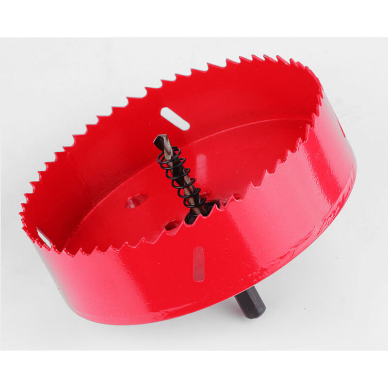 Universelle Lochsäge 100 Mm, Hss-bimetall-lochsäge, Professionelles Zubehör Geeignet Für Materialien Wie Aluminium, Holz, Gusseisen, Messing Und Gips