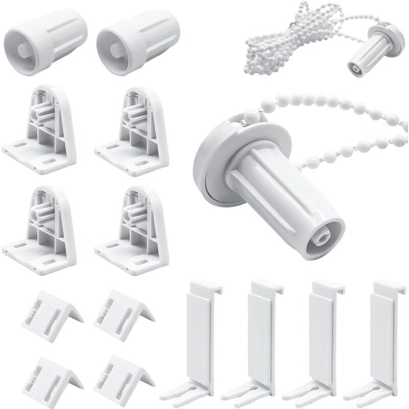 Zwei Reparaturwerkzeug-sets Für Kunststoff-rollläden 17 Mm, Ohne Bohren, Weiß