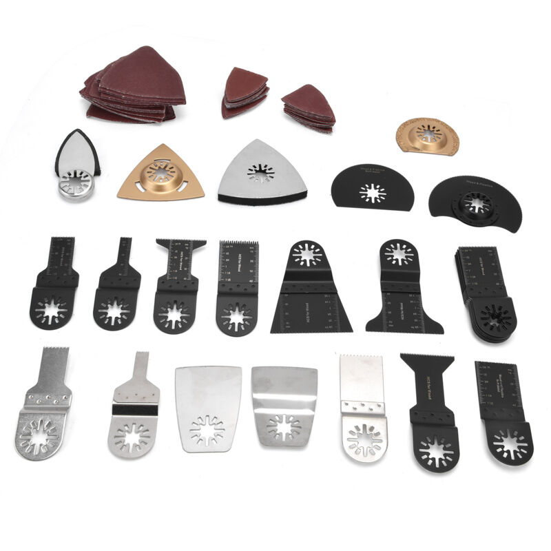 Zvd Kit Mit 105 Schnellwechsel-oszillationssägeblättern, Zubehör Für Multifunktionswerkzeuge, Zum Schneiden Von Holz Und Weichem Metall