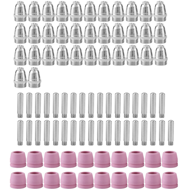 Zvd 90-teiliges Plasmaschneid-set, Schneidbrenner, Elektroden, Düsen, Zubehör, Elektroden-düsen-kit, Für Plasmaschneidbrenner