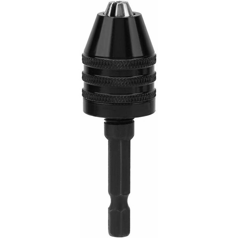Zvd Bohrfutter - 1/4, 0,3-6,5mm Dreibacken-bohrfutter Für Elektrische Bohrmaschine, 1/4 Zoll Sechskantschaft Schnellwechsel-adapter-konverter Miniaturfutter, Mini-bohrer