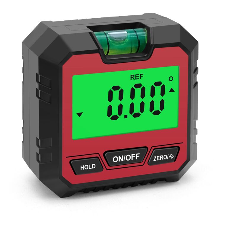 Zvd Elektronischer Digitaler Winkelmesser, Messbereich 4 X 90°, Einfach Zu Verwenden Für Holzarbeiten