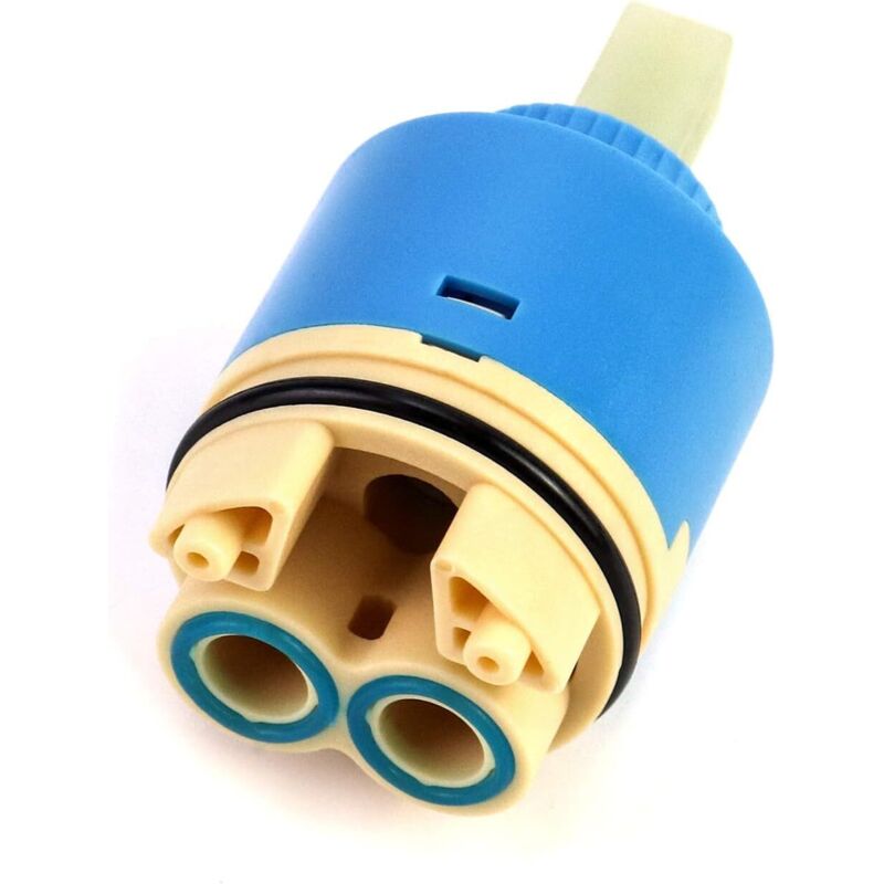 Ersatz-keramikventilkern, Geeignet Für Mischbatterien, Für Den Einsatz In Küche Oder Badezimmer, Keramikventilkern 40 Mm, Blau, Mit Sockel