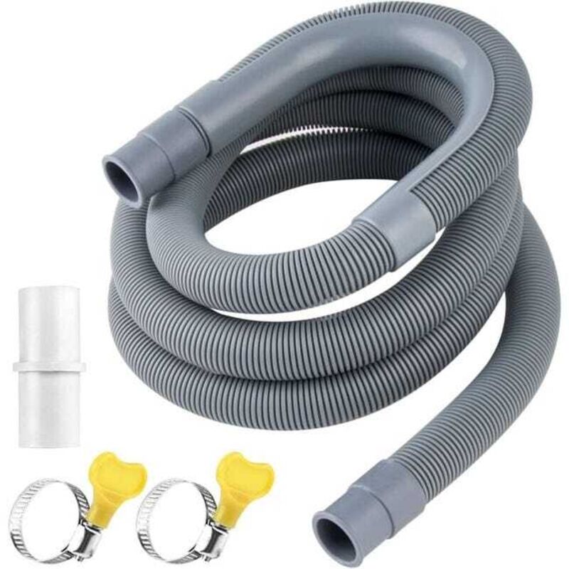 Zvd Ablaufschlauch-verlängerung, Ablaufschlauchanschluss, Ablaufschlauch Für Waschmaschine, Ablaufschlauch Für Wäschetrockner (2 M)