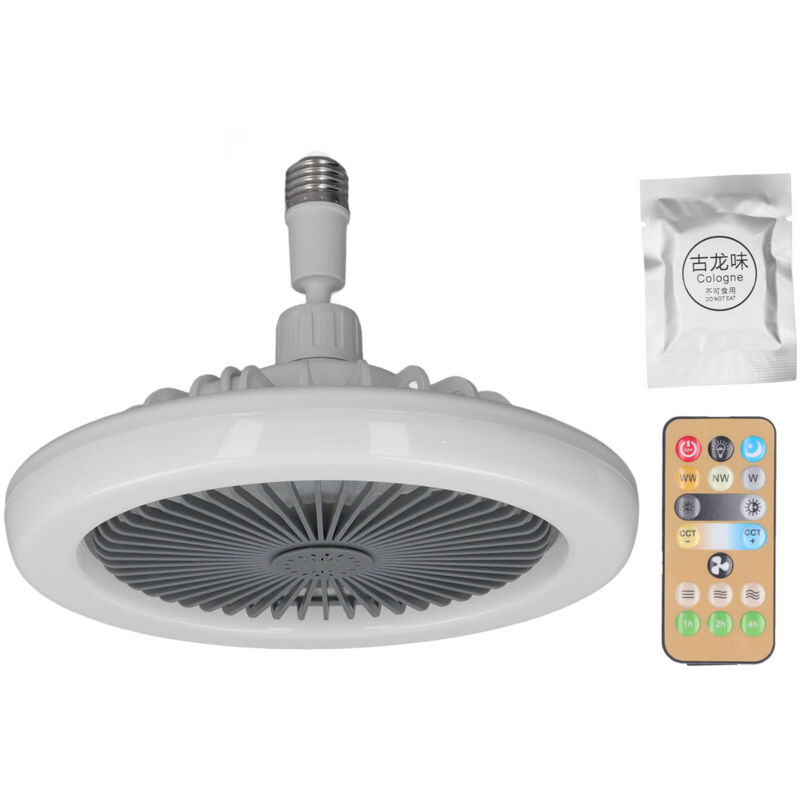 Zvd Moderne Deckenventilatoren Mit Einstellbarer Geschwindigkeit Und Beleuchtung, Fernbedienung, E27-fassung, Ventilator 85-265 V