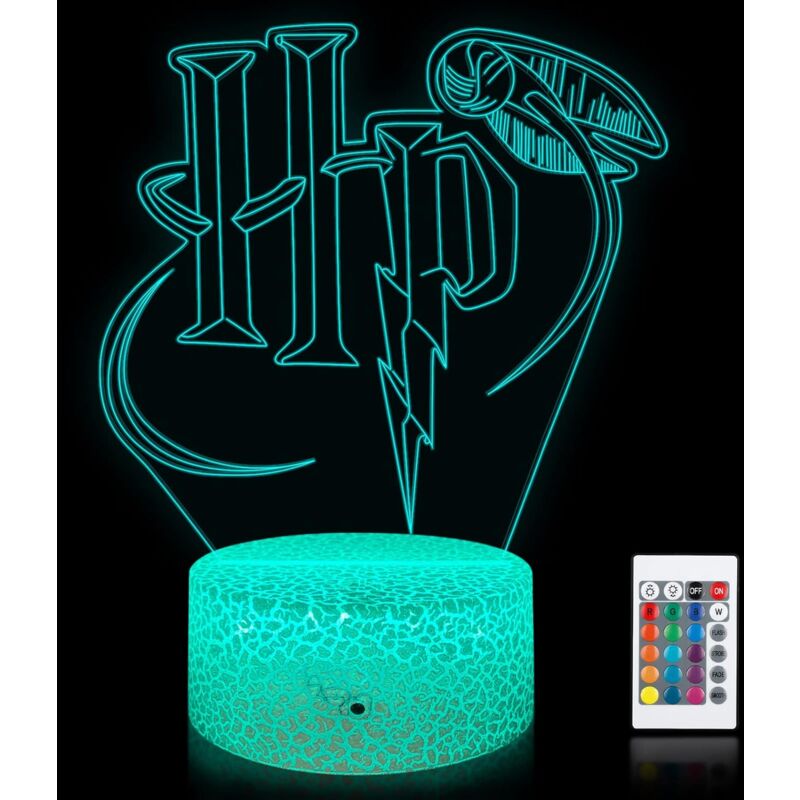 Zvd 3d-illusions-nachtlicht Mit Rgb-acryl-led-lichtern, Farbwechselnd, Für Die Dekoration Von Kinderzimmern