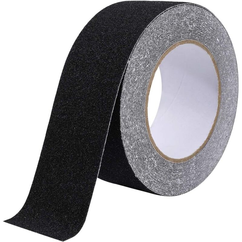Rutschfeste Gummibänder Für Treppen, Abrieb- Und Verschleißfest, Sicher Und Zuverlässig, Geeignet Für Leitern Und Verschiedene Innen- Und Außenflächen, Hohe Haftung, 5 Cm X 10 M, Schwarz