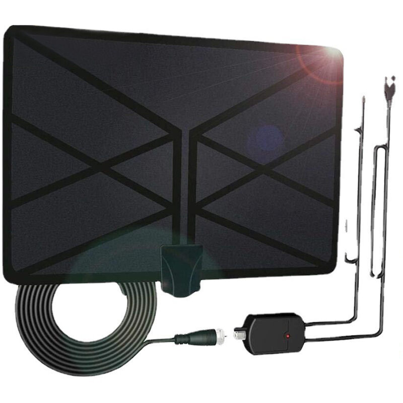 Zvd Digitale Verstärkte Innen-hdtv-antenne Für Fernseher, 960 Meilen, Mit 4k Uhd 1080p Dvb-t Freeview Tv Für Lokale Sender