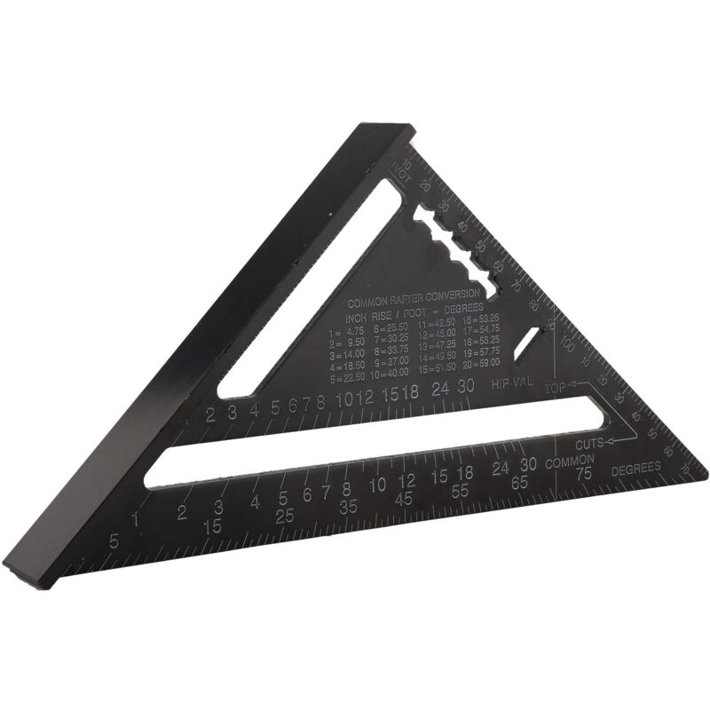Zvd 7-zoll-aluminiumprofil, Schwarz Oxidierter Winkel (metrisch)