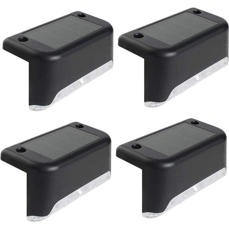 Zvd 4er-pack Led-solarlampen Für Terrasse, Garten, Einfahrt, Treppen, Zaun, Wasserdicht Ip65