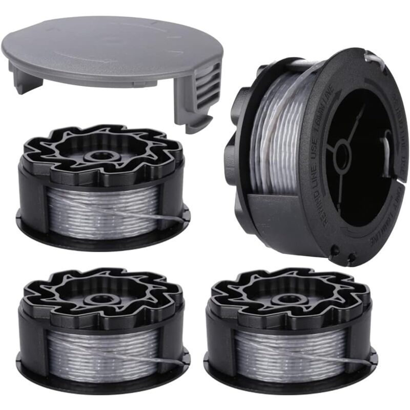Zvd Fadenspule Für Bosch Universalgrasscut Kantenschneider 18 18-26 18-260 F016800570 Mit Abdeckung (4 Stück)