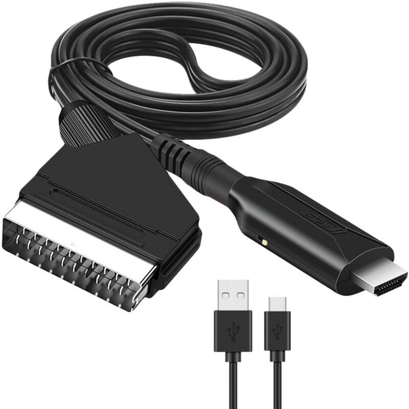 Zvd Scart-auf-hdmi-kabel, Scart-auf-hdmi-adapter, All-in-one-scart-auf-hdmi-konverter