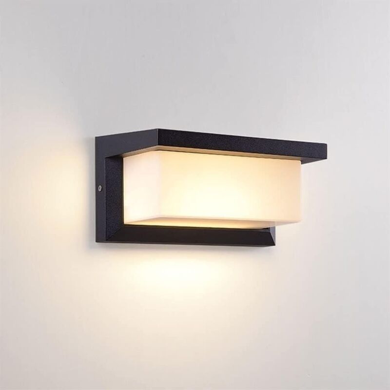 Zvd Moderne Minimalistische Led-wandleuchte Ip65, Wasserdichte Wandleuchte, Kreative Treppen-, Flur- Und Nachttisch-wandleuchte, Warmweißes Licht, Mehrere Stile