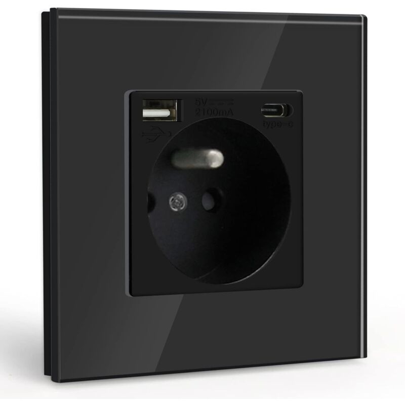 Zvd Französische Steckdosenleiste 16 A Mit Usb+typc, 86