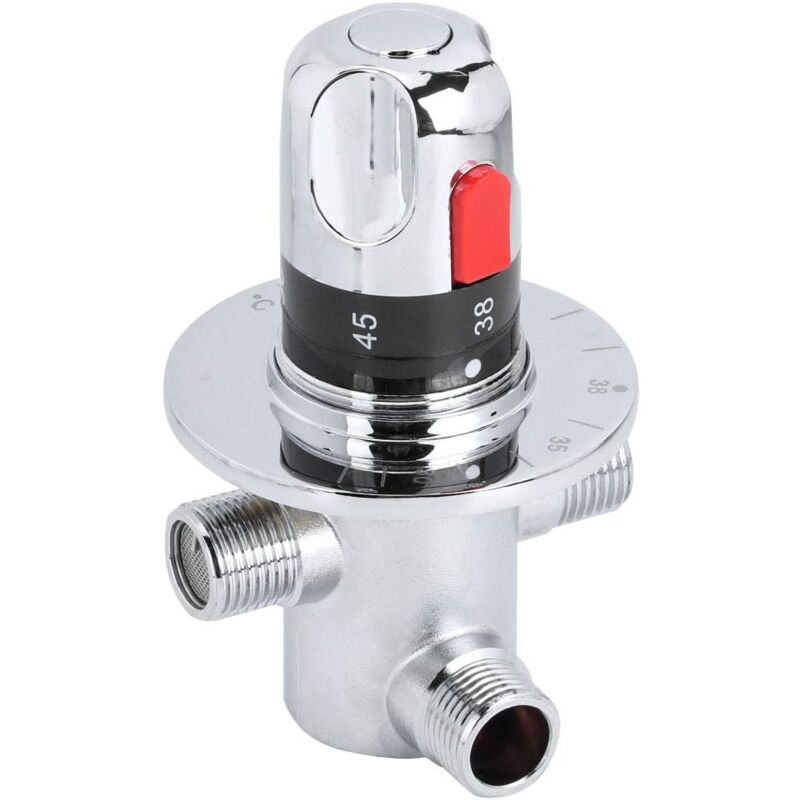 Zvd Thermostat-mischer, G1/2, Überlaufschutz, Thermostat, Einstellbare Wassertemperatur, Einfache Bedienung