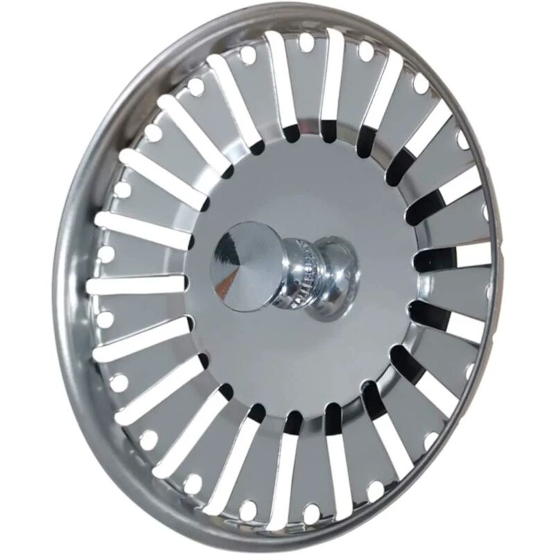 Zvd Küchenspülen-stöpsel Aus Edelstahl, Universeller Küchenspülen-sieb 84 Mm, Küchensieb Aus Edelstahl