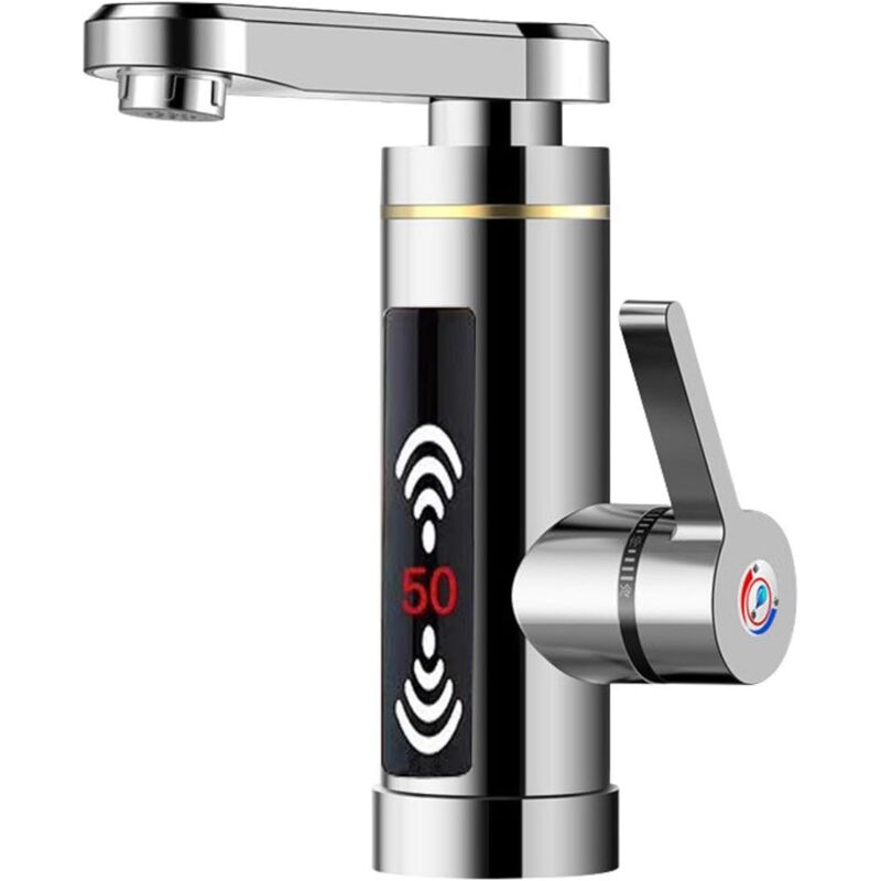 Zvd Elektrischer Wasserhahn, Eleganter Elektrohahn Aus Edelstahl, Durchlauferhitzer-armatur Mit Sofortigem Heizsystem, Für Küche Und Badezimmer