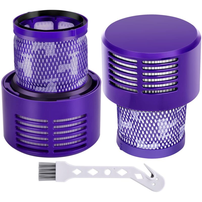 Filter Für Dyson V10 Sv12, 2 Ersatzfilter Für Dyson-v10-sv12-staubsauger Der Cyclone-serie, Zubehör Für Akku-staubsauger V10 Absolute Animal Motorhead Total Clean Sv12 Dy-969082-01