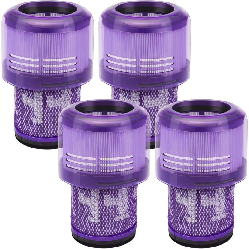 Zvd 4er-pack Filter Für Dyson V11 Sv14 V15 Sv22, Waschbare Ersatzfilter Für Dyson V11 Sv14 Absolute Extra Animal Staubsauger, Ersetzt Teil -970013-02