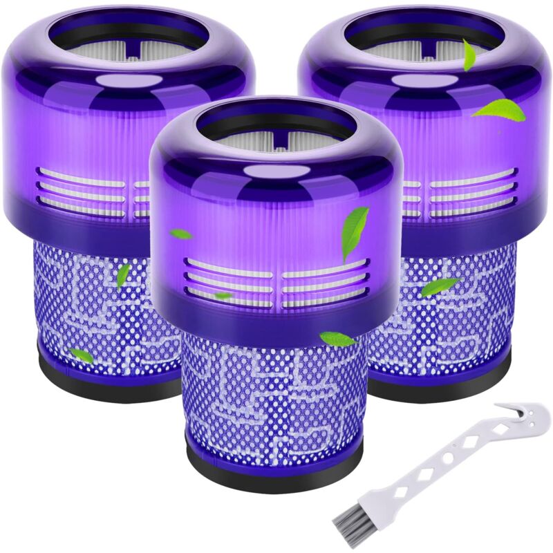 Zvd Filter Für Dyson V11, 3er-pack Ersatzfilter Für Dyson V11 V15 Sv14 Sv17 Sv22 Detect Animal Absolute Extra Pro Torque Drive Motorhead Staubsauger, Ersetzt Dy-970013-02