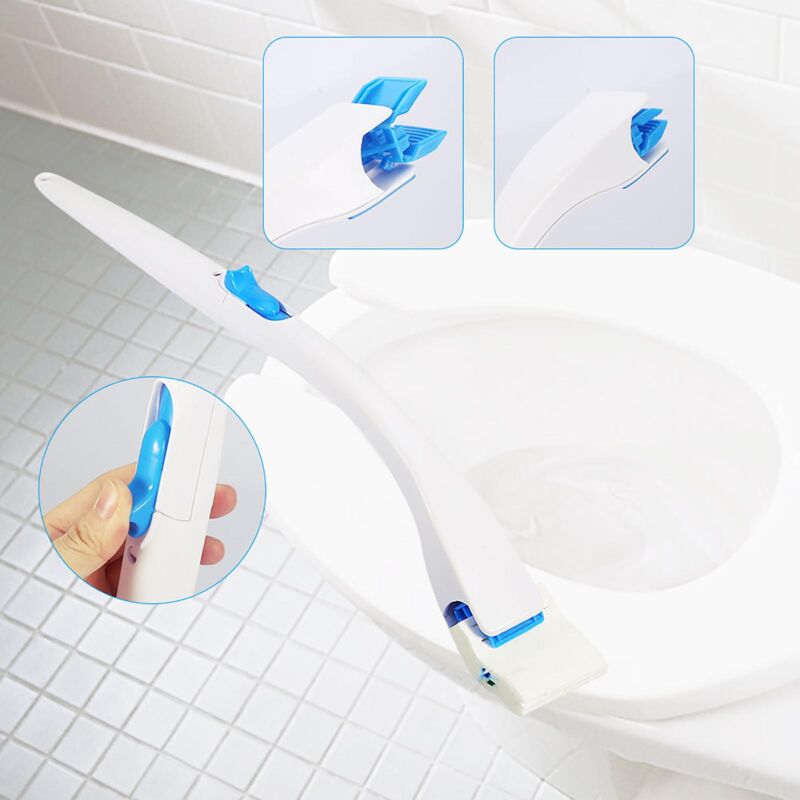 Zvd Wegwerf-toilettenbürste, Set Mit Einweg-toilettenbürsten, Wc-bürste Mit Ersatzköpfen, Einweg-toilettenbürste Mit Austauschbarem Konzentriertem Reinigungsmittelkopf Für Das Heimische Badezimmer