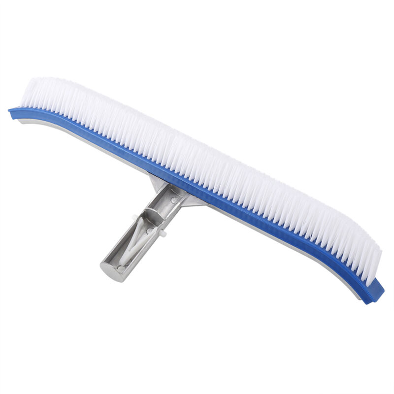 Zvd Poolwand-reinigungsbürste 18 Zoll, Reinigungswerkzeuge Mit Aluminiumstiel Für Becken, Whirlpools, Thermalpools