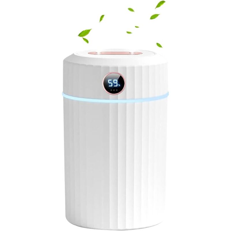 Zvd Luftbefeuchter Aroma-diffusor, Ultraschall-luftbefeuchter 2l Mit 7-farben-led, Aroma-diffusor Mit Doppeldüse