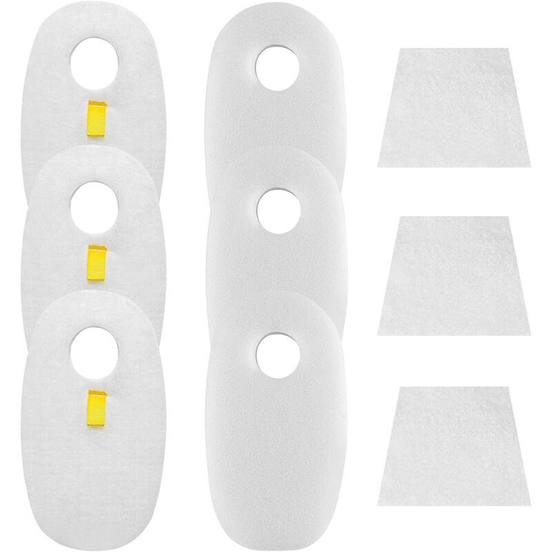 Zvd Ersatzfilter Für Shark Rocket Deluxepro Truepet Hv319q Hv320 Hv320c Hv320w Hv321 Hv322 Hv322q Hv324q Hv325 Hv330 Uv330 Uv422 Uv422cco, 3 Stück Ersatz-schaumstoff- Und Filzfilter