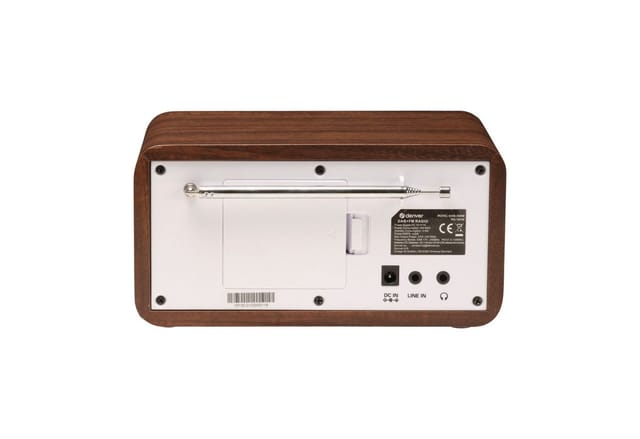 DENVER DAB-30DW Dark Wood - DAB+/FM - Mono
