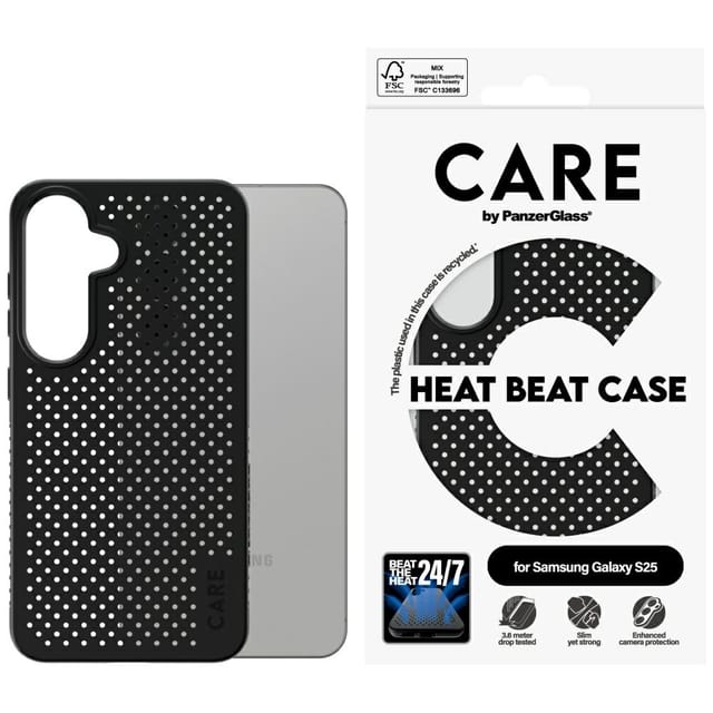 CARE by PanzerGlass Feature Case Heat Beat Samsung Galaxy S25