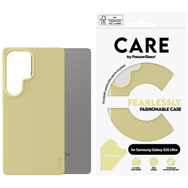 CARE by PanzerGlass Fashionable Case Chardonnay Samsung Galaxy S25 Ultra