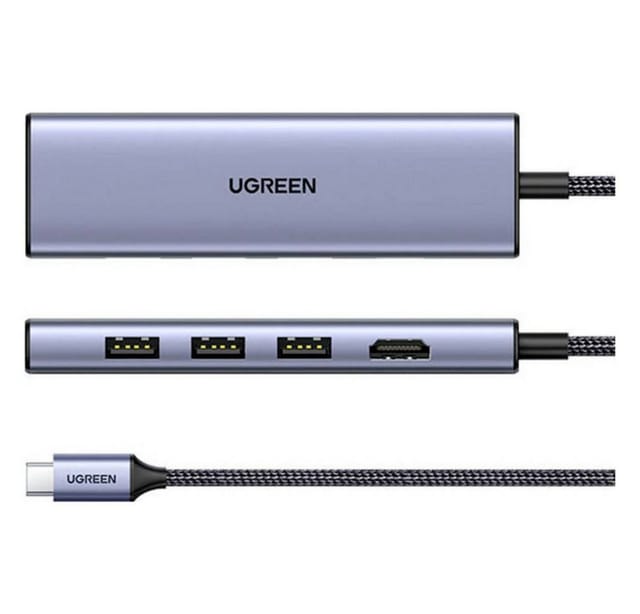 UGREEN Usb-C Multifunction Adapter USB-Hubs - 3 - silber