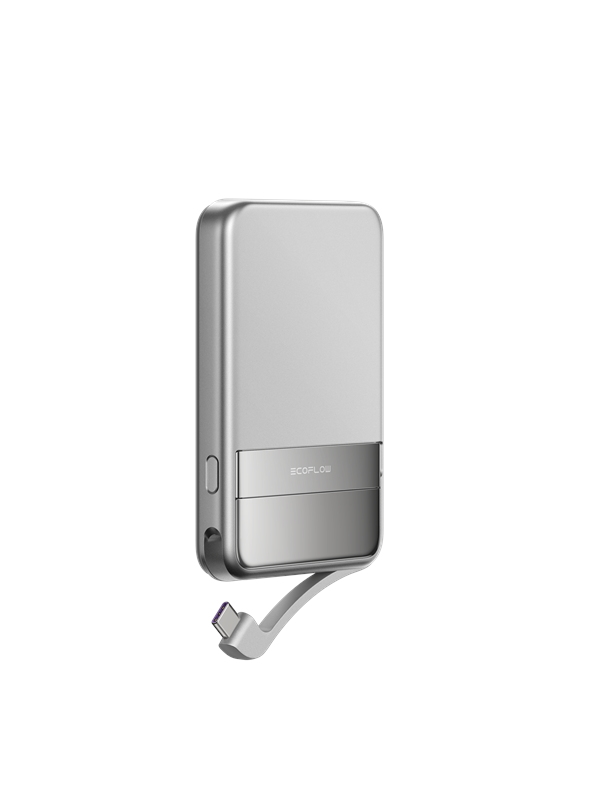 EcoFlow Rapid 5k - 30W- Qi2 - Wireless Charging Powerbank (Akku) - silber - 5000 mAh