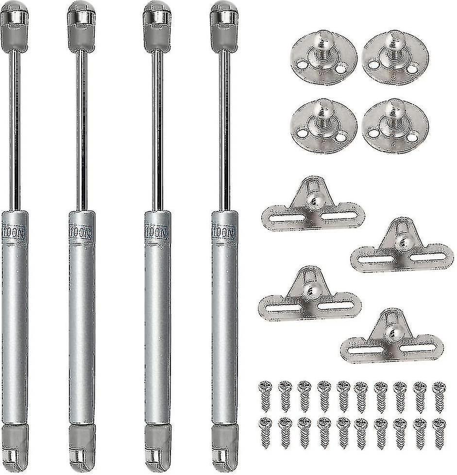 Satz Mit 4 Gasfedern À 100 N, Hydraulische Gasfedern, Verstellbare Gasstoßdämpfer, Für Küchenmöbel, Haushalt, Geschäft [kostenlos]