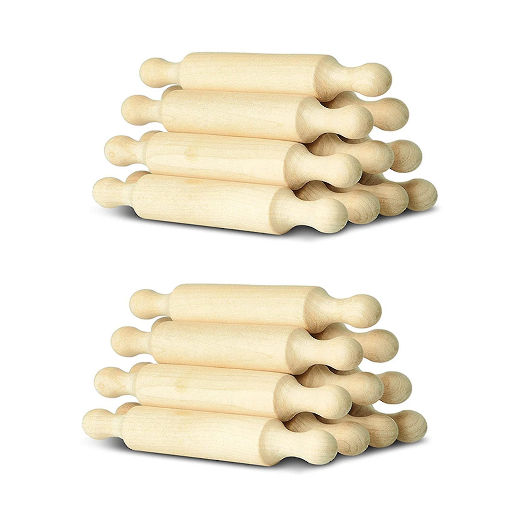 20 Mini-nudelhölzer Aus Holz, 15 Cm Lang, Zum Kochen Und Backen. Kleine Nudelhölzer Aus Holz Für Die Zubereitung Von Gebäck.