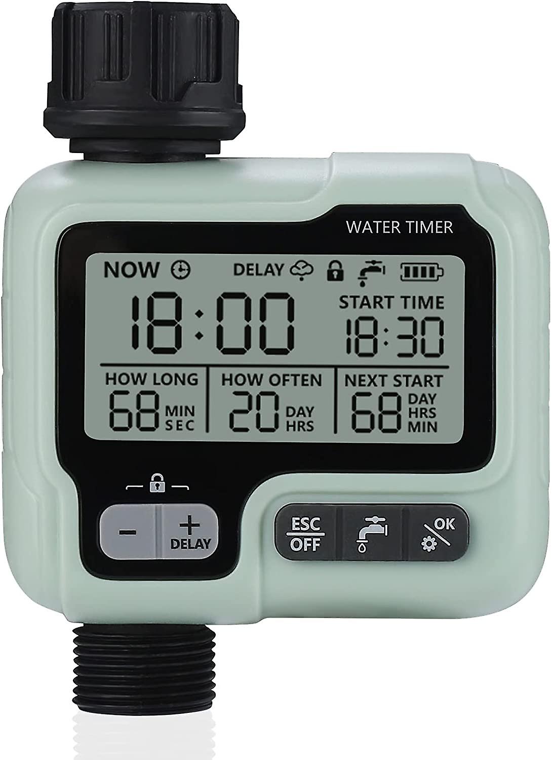 Wasserdichter, Automatischer Tropfbewässerungstimer Für Den Außenbereich Mit Mehreren Modi Zur Bewässerung Von Gärten, Feldern, Rasenflächen Und Blumen.