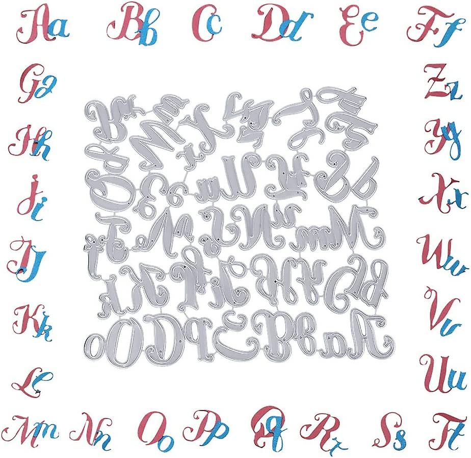 Stanzformen Für Buchstaben Des Alphabets Zum Scrapbooking Und Basteln