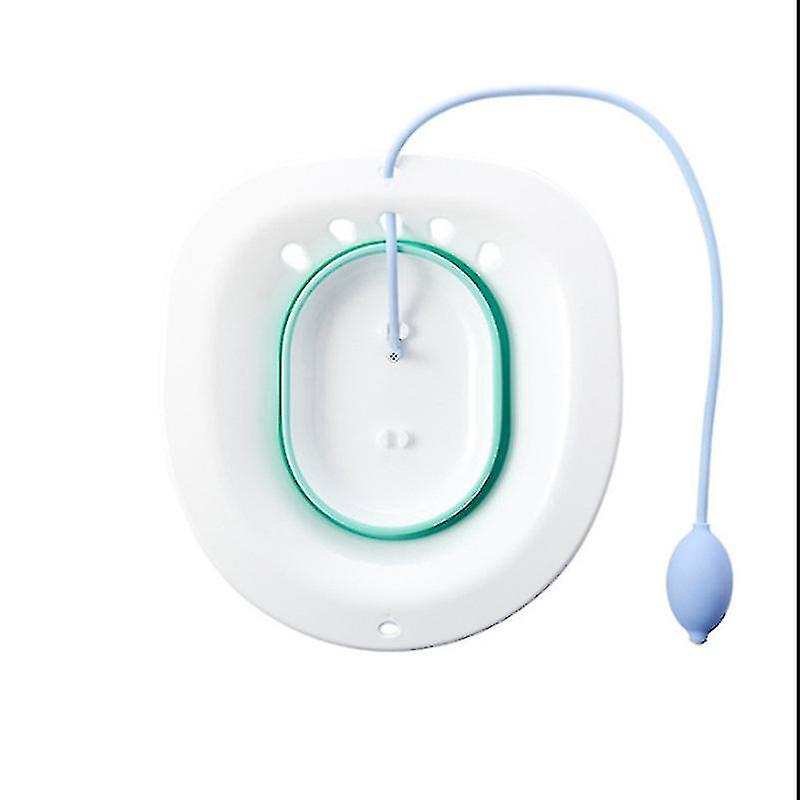 Faltbares Sitzbad Für Die Toilettenbrille, Ideal Für Die Pflege Während Der Schwangerschaft Und Nach Der Geburt, Konzipiert Für Intimbäder, Hämorrhoiden Und Analreizungen (grün).