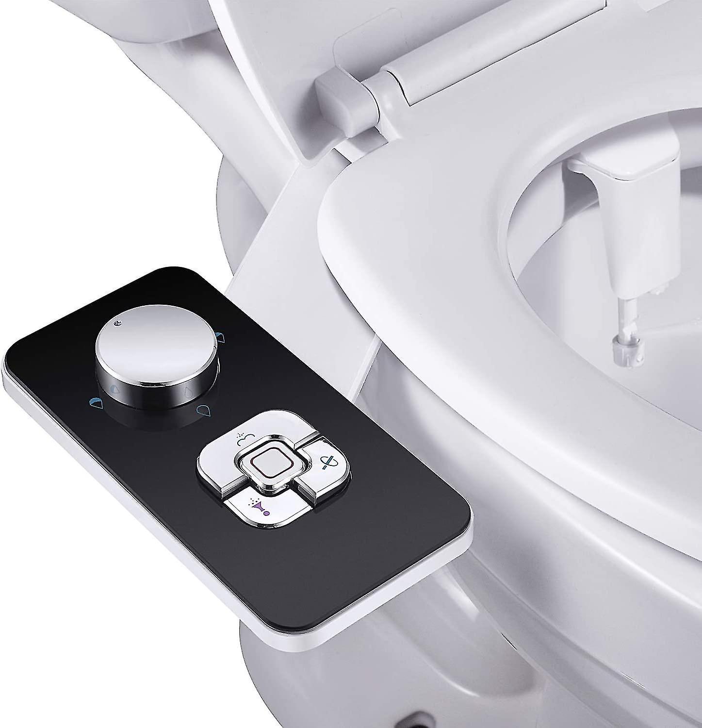 Bidet-zubehör, Nicht-elektrischer Kaltwasser-bidet-wc-sitz Mit Druckregulierung, Kompatibel Mit Einziehbarer Doppel-selbstreinigungsdüse