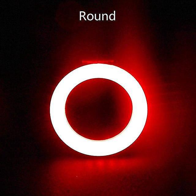 Led-fahrradrücklicht Mit Mehreren Beleuchtungsmodi, Usb-aufladbar Und Blinkfunktion.