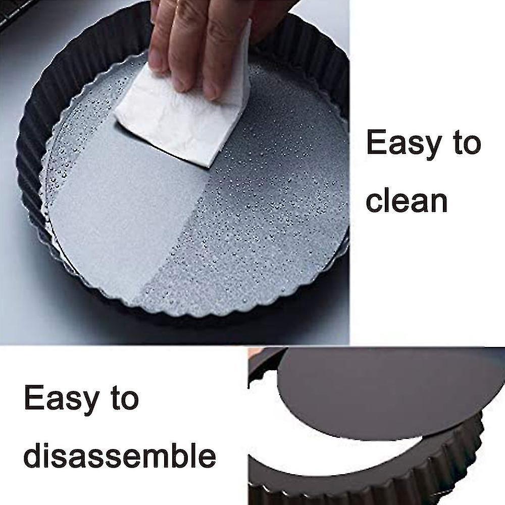 Tarteform – 22 Cm, Antihaftbeschichtet, Mit Herausnehmbarem Und Geriffeltem Boden