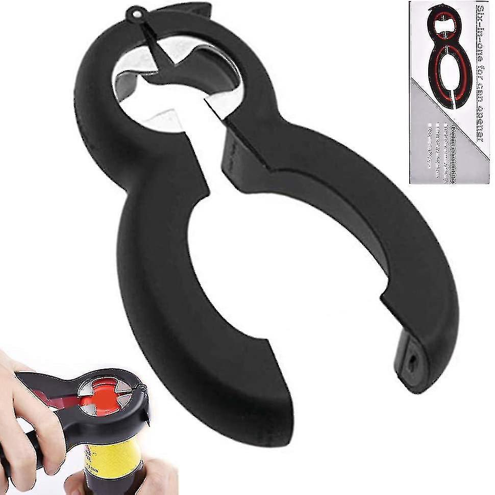 6-in-1 Glasöffner Mit Flaschenöffner Für Senioren