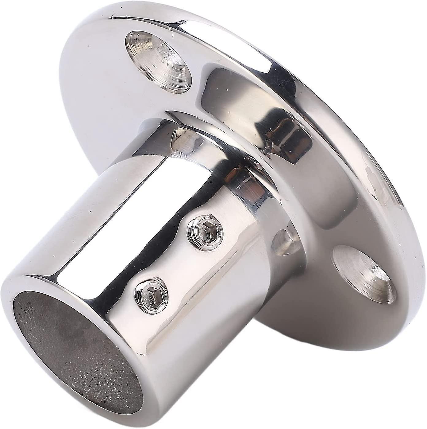 Runder Sockel Für Handlauf, Rostfreie Befestigungselemente Aus Edelstahl 316 Für 25 Mm/1" (90°) Rohr.