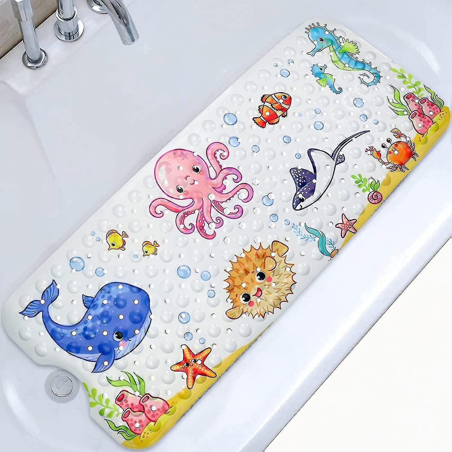 Rutschfeste Badematte 100 X 40 Cm, Rutschfeste Badematte Mit 200 Saugnäpfen, Aus Pvc